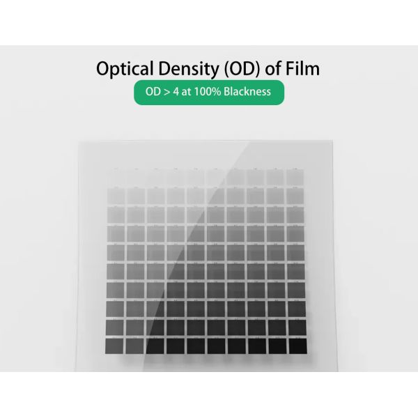 Precision Optical Grayscale Film With Continuous Grayscale Control Capability