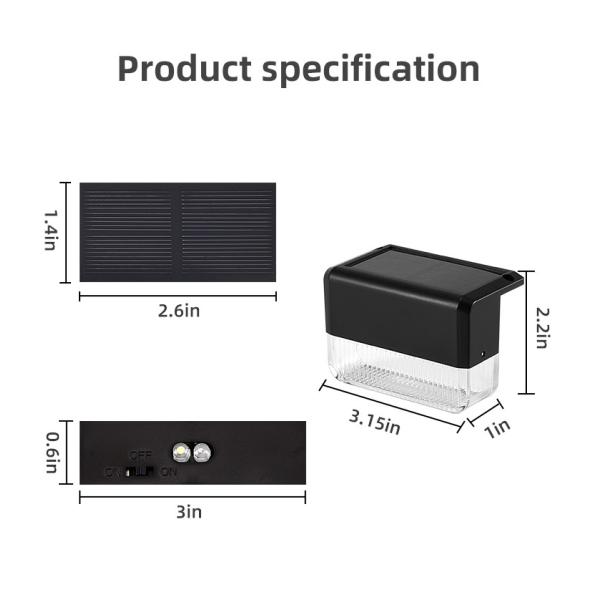 Los paneles solares 2V/300MA que el paisaje accionado solar enciende 3 años trabajan vida