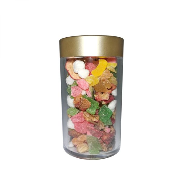 Natural Vitamins Rich Hibiscus Melon Kiwi Papaya Pineapple Fruit Blend Tea With OEM Private Label