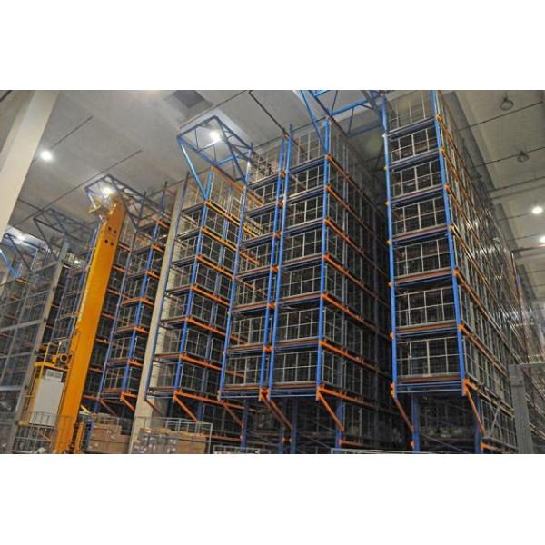 Asrs Rack Color Galvanized Steel Asrs Racking System With Warehouse Rack Corrosion ...