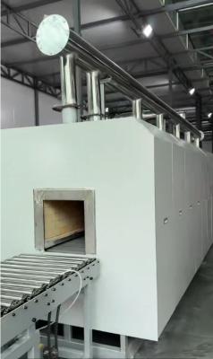 High-temperature pusher plate kiln