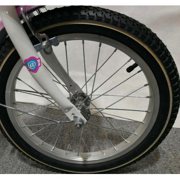 Pedal de forma de coração Rodas de treinamento infantis Bicicletas de 16 polegadas Balance Bike Rosa