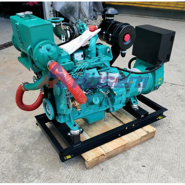 генератор 50Hz 30kW 4BTA3.9 Cummins морской дизельный с альтернатором Stamford