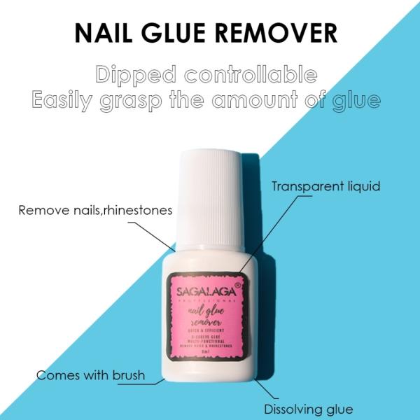 Debonder Press on Nail Glue Remover Easy Removal Non-Acetone Glue Off for False Nails Tips