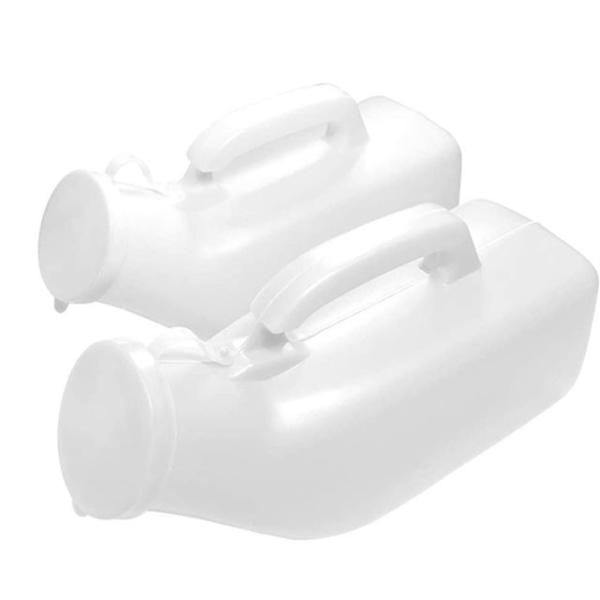 plastic chamber pot pee bottle male urinal bottle with cover 1200ml 1200cc