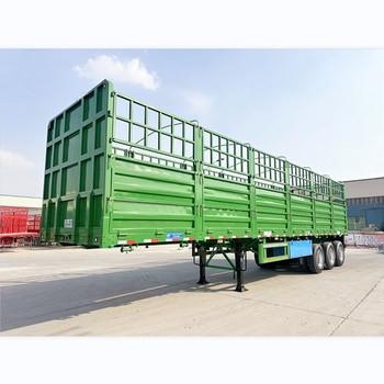 High-Performance Fence Semi Trailer For Secure Transport Of Livestock Animals And Heavy Load