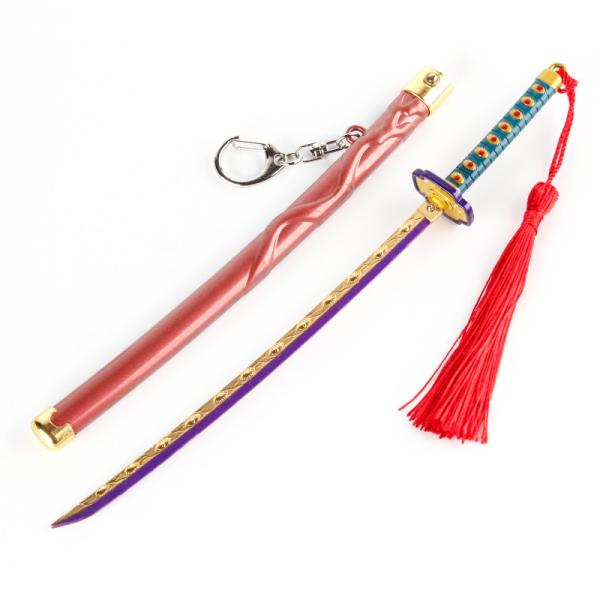 Demon Slayer Kokushibo Zen Katana 3D Model Keychain Cosplay Figure