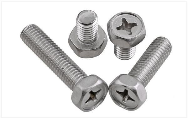 Stainless Steel Phillips Drive Hex Head Screws  Stainless Steel Hex Bolts with Phillips Drive