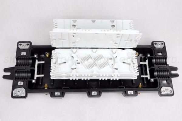 144 Core 2 Inlet 2 Outlet Fiber Optic Enclosure Horizontal 290*190*110mm