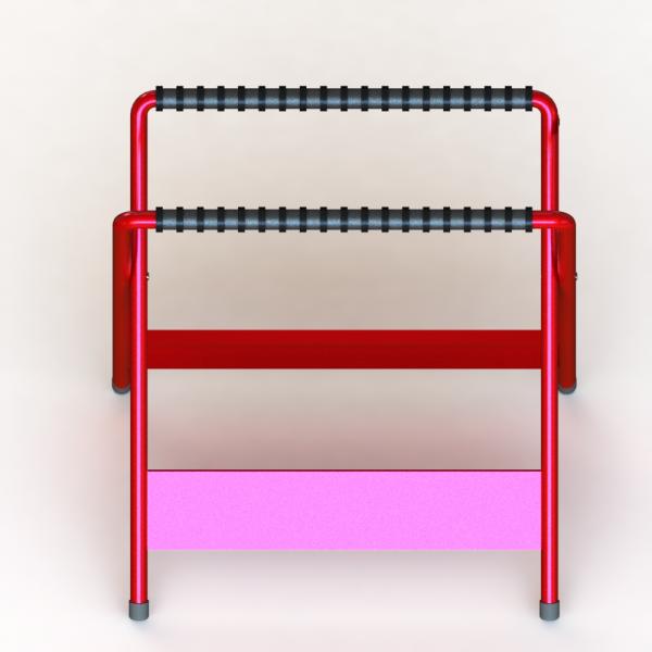 Foldable Tennis Racket Stand Metal For Sport Goods