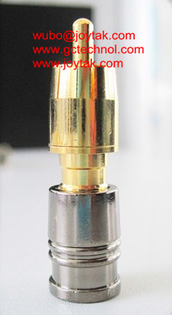 RCA Coaxial Connector RCA Compression Type 75ohm gold plated for Mini 174 Coax Cable security cameras connector RCA type