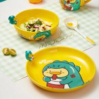Ready To Ship In Stock Cartoon Cute Children'S Tableware Set 10 Oz  Ceramic Bowl Home Eating