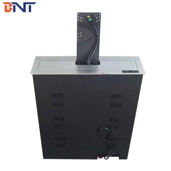 22 Inch Aluminum Alloy Brushed Panel LCD Motorized Lift With RS232 Central Control Sliver