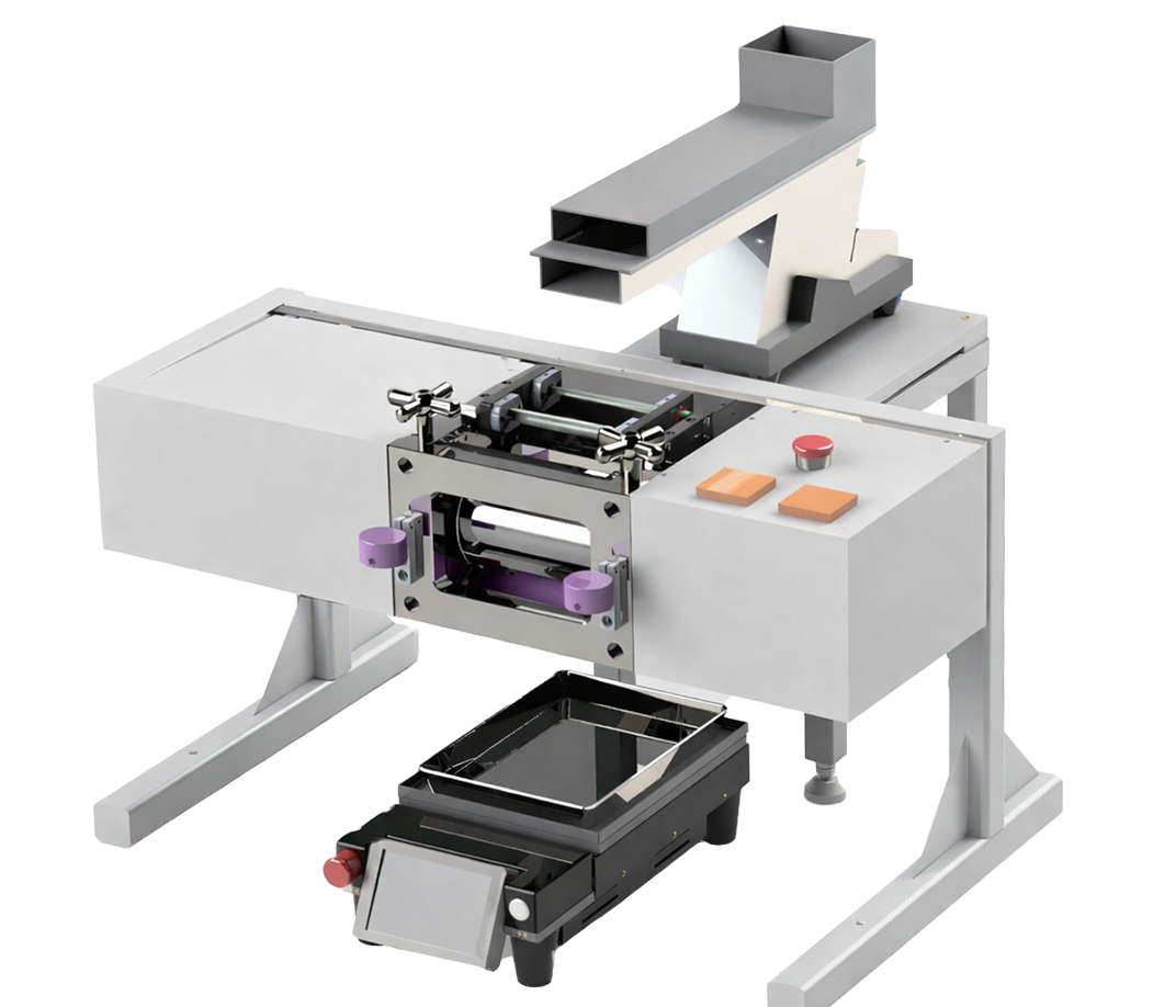 Laboratory Lithium Cell Electrode Dry Calendering Machine with Adjustable Rolling Temperature and Precise Roller Gap Control