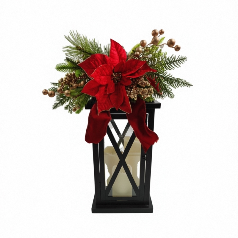 Customizable Metal Lantern Outdoor Lighting Fixture for Garden Decoration Patio / Event Ambiance