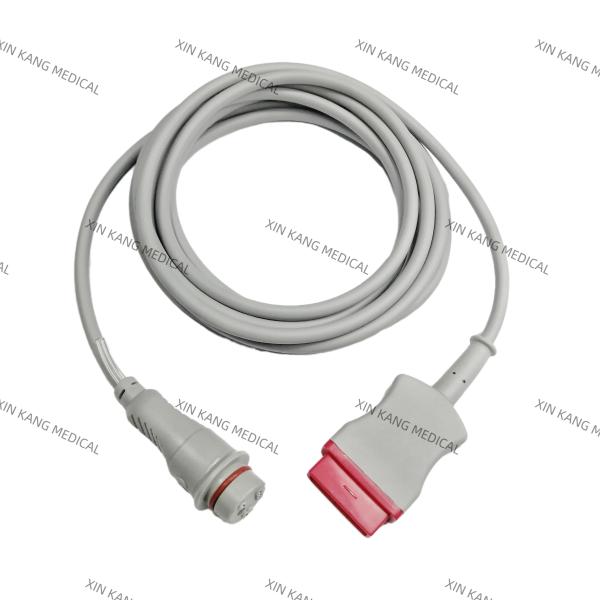 Medical Accessories IBP Cables 11pin 1m Grey Compatible GE
