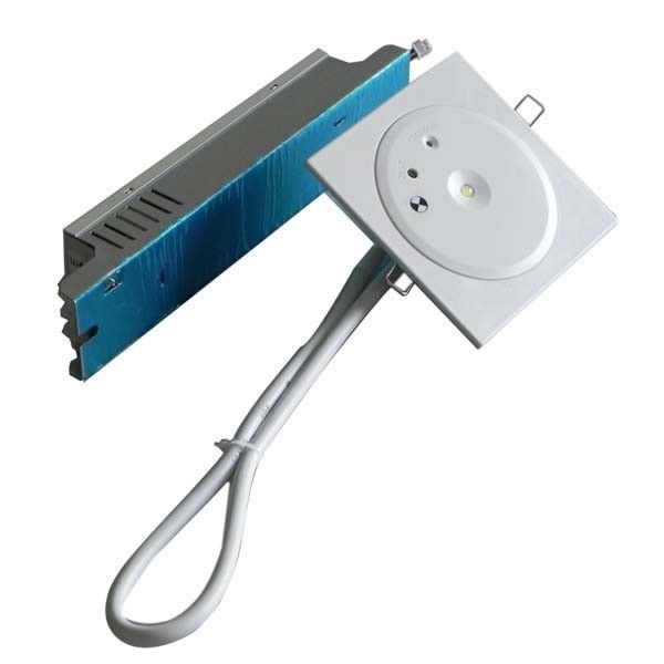 Custom SMD 3W LED Ceiling Recessed Emergency Downlight Ni-Mh Battery 3.6V