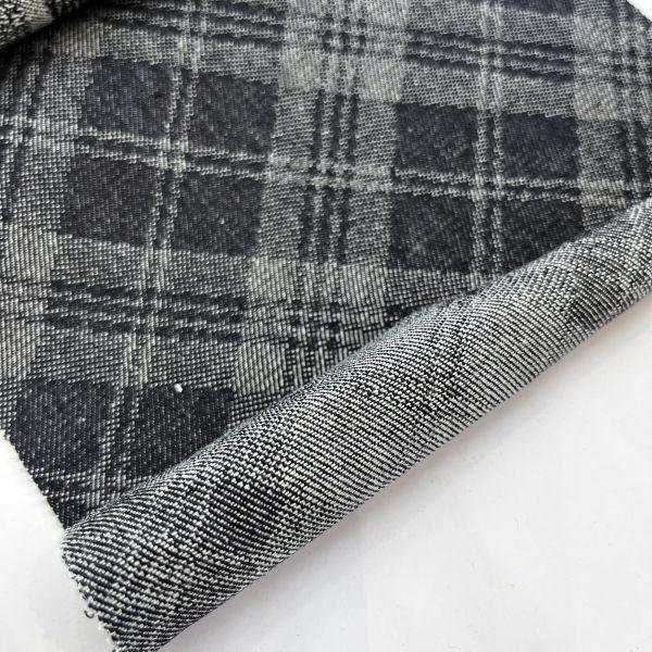 ODM Eco Friendly Cotton Jacquard Denim Shirting Fabric For Jackets Skirt