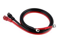 La batterie isolée en caoutchouc d'inverseur de PVC câblent le cuivre pur de couleur noire rouge