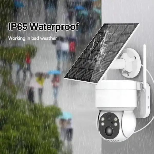 3MP CCTV Solar Security Camera 4G Video Surveillance Outdoor Waterproof IP68