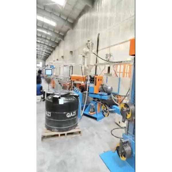 Max 300m/min Design Speed PVC Cable Extruder Machine for One-Step Extrusion of PVC+Nylon Wire String