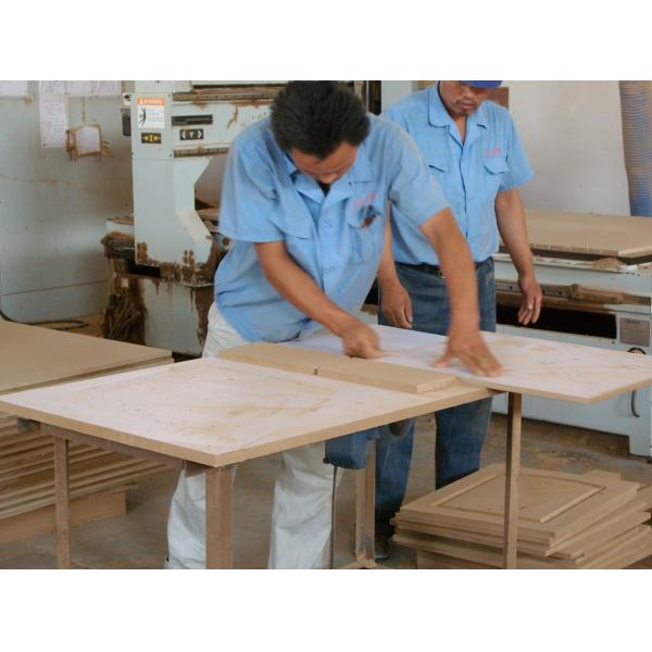 White Replacement Kitchen Cabinet Doors , European Style MDF Cupboard Doors