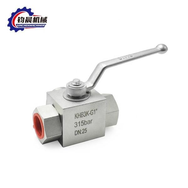 High Pressure Carbon Steel KHB3K-G1 315bar Manual Hydraulic Ball Valve