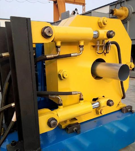 Rolo circular do Downspout que forma o sistema de controlo do Plc da máquina