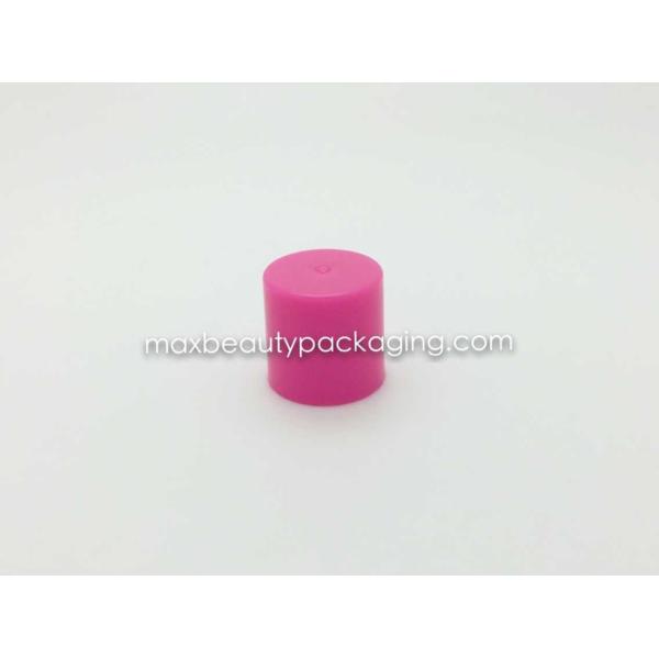 N1007 nail polish cap nail polish packaging plastic cap injection pink round cap double cap uv coating color available