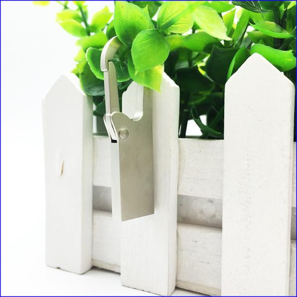 Slim Mini Sring Buckle 16GB Pen Drive Free Logo Printing Easy to Carry with