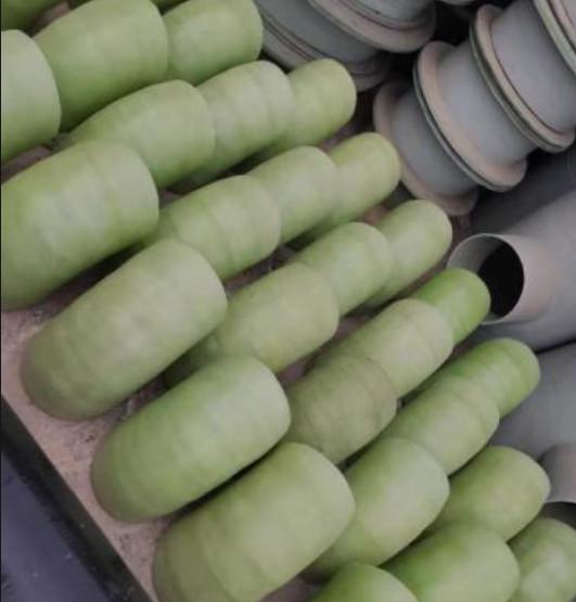 large FRP Hand Lay Up Handmade fiberglass  elbows for Water Discharge