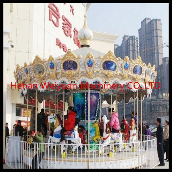rides game 24 seats big luxury carousel horse for sale