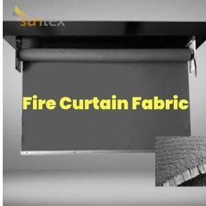 Fire Curtain Fabric Fire Resistant Silicone Coated Fiberglass Fabric