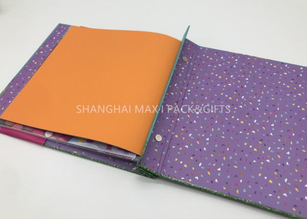 Personalised Travel Scrapbook Photo Album For Kids 8x8'' Holds Vinyl Pages DIY Decorated Simple