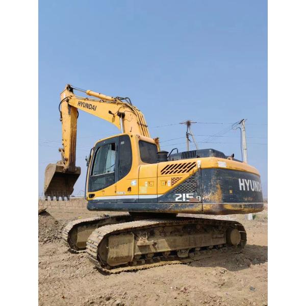 Подержанный Hyundai 215-9s экскаватор строительное оборудование оснащенное двигателем Cummins