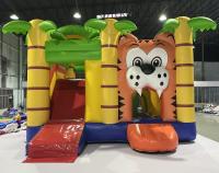Chambre sautante gonflable Lion Design de châteaux pleins d'entrain gonflables de bâche de PVC