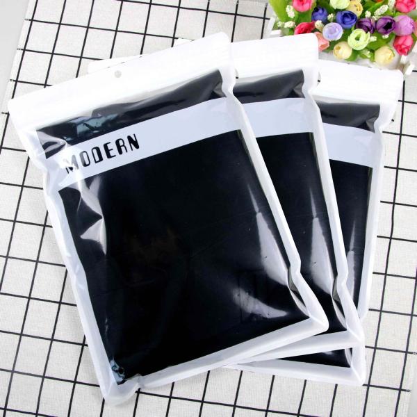 Underwear plastic packaging bag men women general self sealing mylar bag clothing socks zipper package