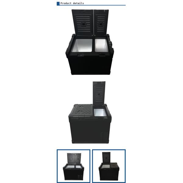 Multifunctional 12V Outdoor Car Fridge with R134a/R600a Compressor and 55L Capacity