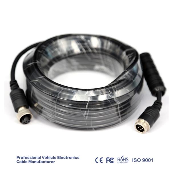 12V-24V GX16 4 Pin Female Aviation Cable Connector For Car CCTV