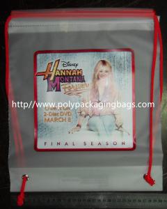 Sacos de plástico claros do cordão para Hannah Montana para sempre DVD