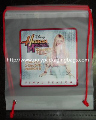 Sacos de plástico claros do cordão para Hannah Montana para sempre DVD
