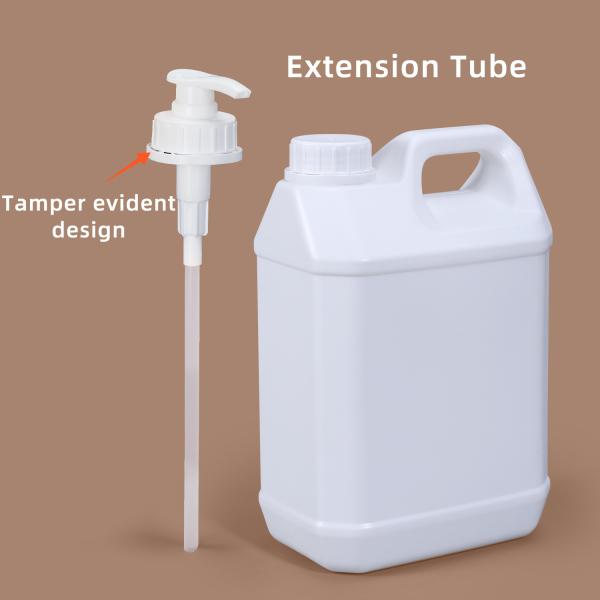 Liquid Detergent Container One Liter 5L Plastic Jerry Can F-Style Jugs With Pump Dispensar For Hand Wash Disinfection