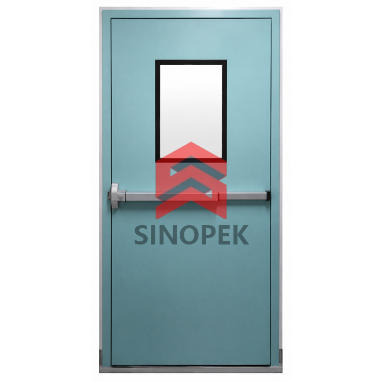 Cleanroom Fire Exit Door | 60/90/120 Min Fire Rated | Panic Bar Egress