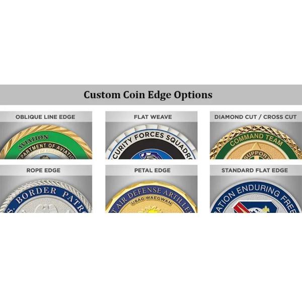 Stamping Zinc Alloy Challenge Coins Custom Gold Coin Minting Rustproof