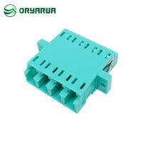Port d'une seule pièce de l'injection 4 de coupleur à fibres optiques de quadruple de la bride LC