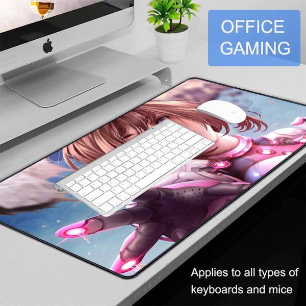 Large Size Cartoon Gaming Mouse Pad with CMYK Sublimation Printing and Natural Rubber