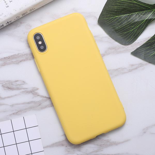 Finger Grease Free Shockproof Phone Cases Ultra Light Candy Color for Iphone XS