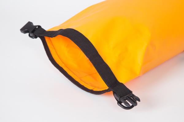 18*40CM Blue PVC Tarpaulin Drybag Seal Camping Beach Rafting Overboard Waterproof Tube Bag Lightweight 5L - 30L With Strap