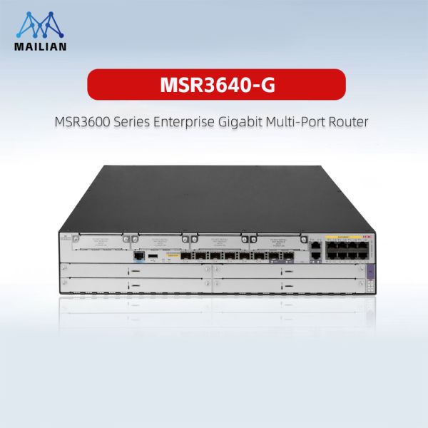 H3C MSR3600-3 Series Network Router offering flexible deployment options robust security frameworks and support for multiple network topologies