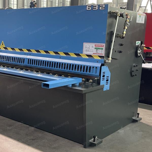 Manual Blade Gap Adjustment Swing Beam Metal Steel Hydraulic Shearing Machine With E21s Estun